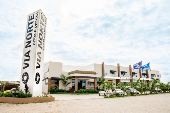 Via Norte Hotel & Eventos Макаэ Экстерьер фото